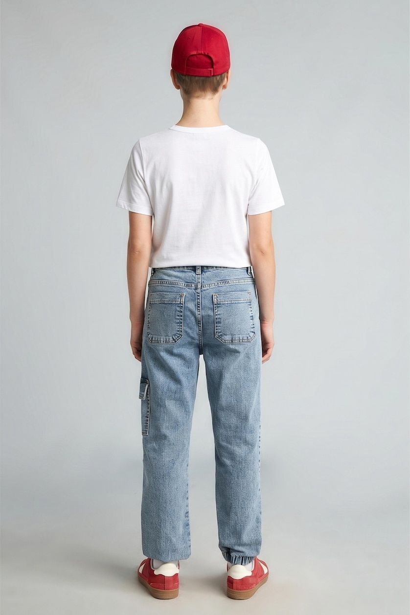 Young Boys - Teen Boys Light Blue jogger Jeans