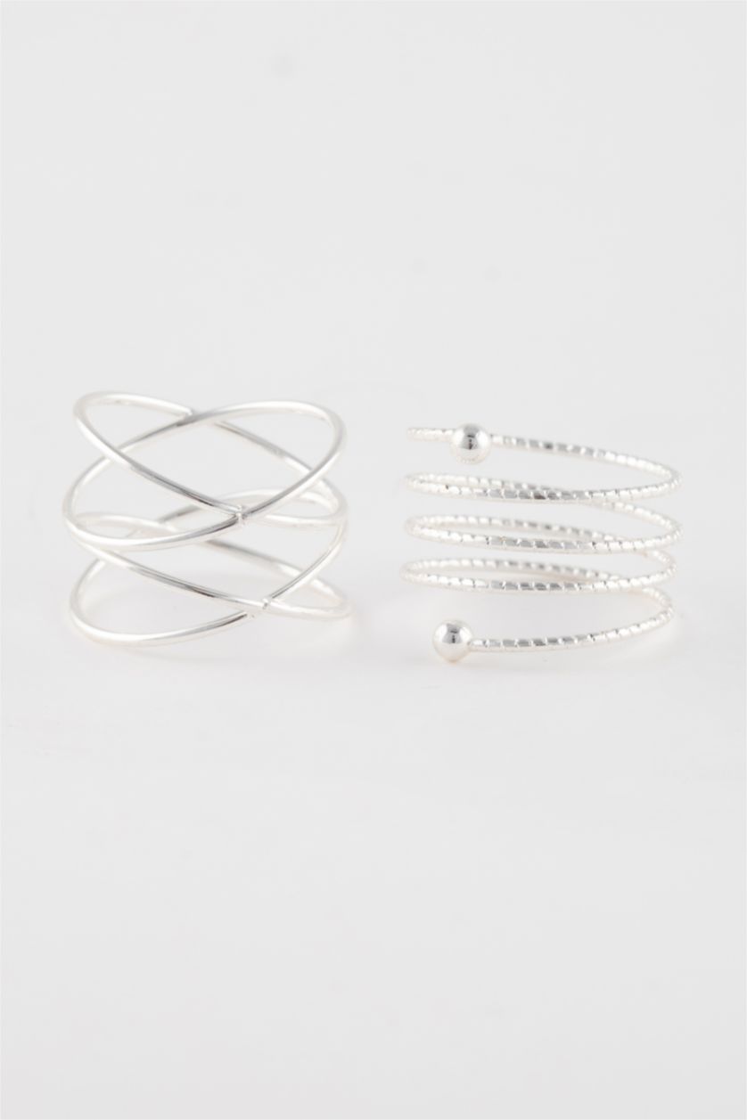 Woman Gümüş Woman 4 Piece Silver Ring