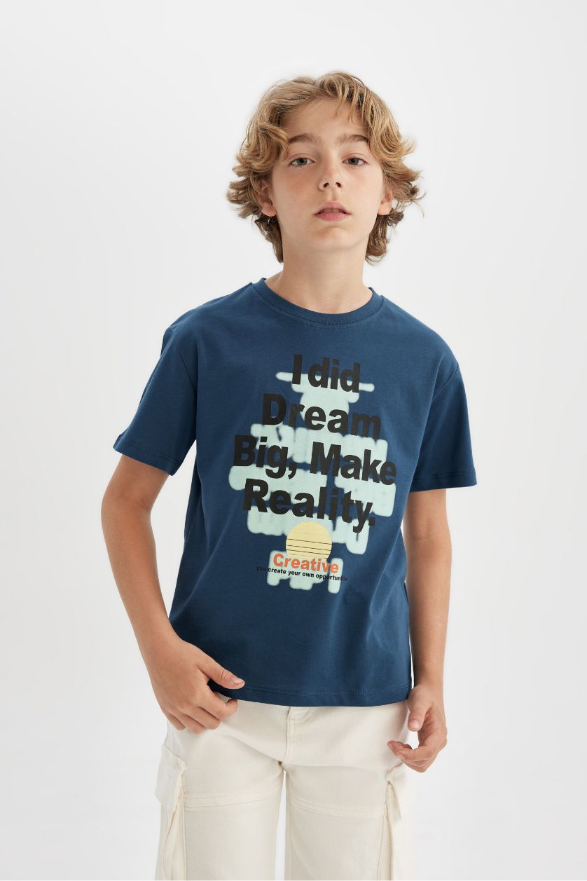 أولاد كحلي تيشيرت ولادي نص ردن مطبوع قصة عادية