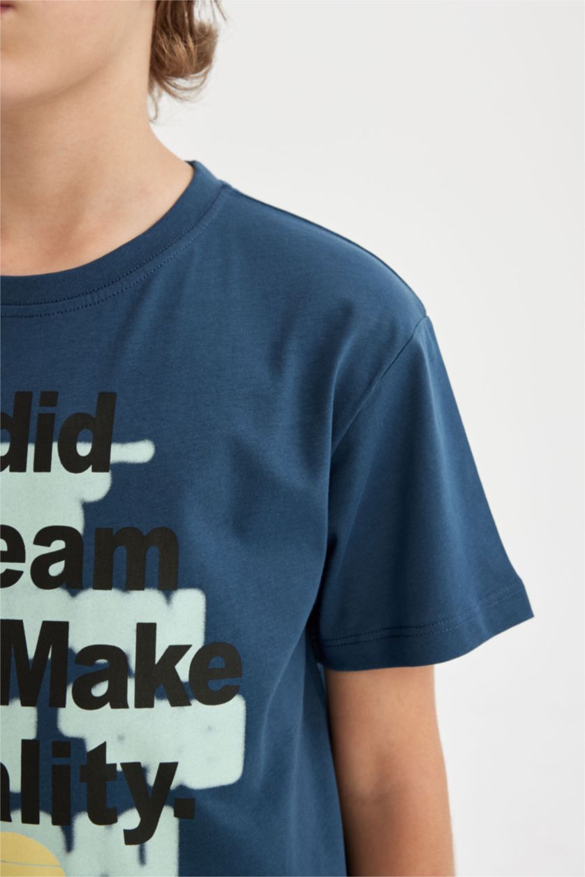 أولاد كحلي تيشيرت ولادي نص ردن مطبوع قصة عادية