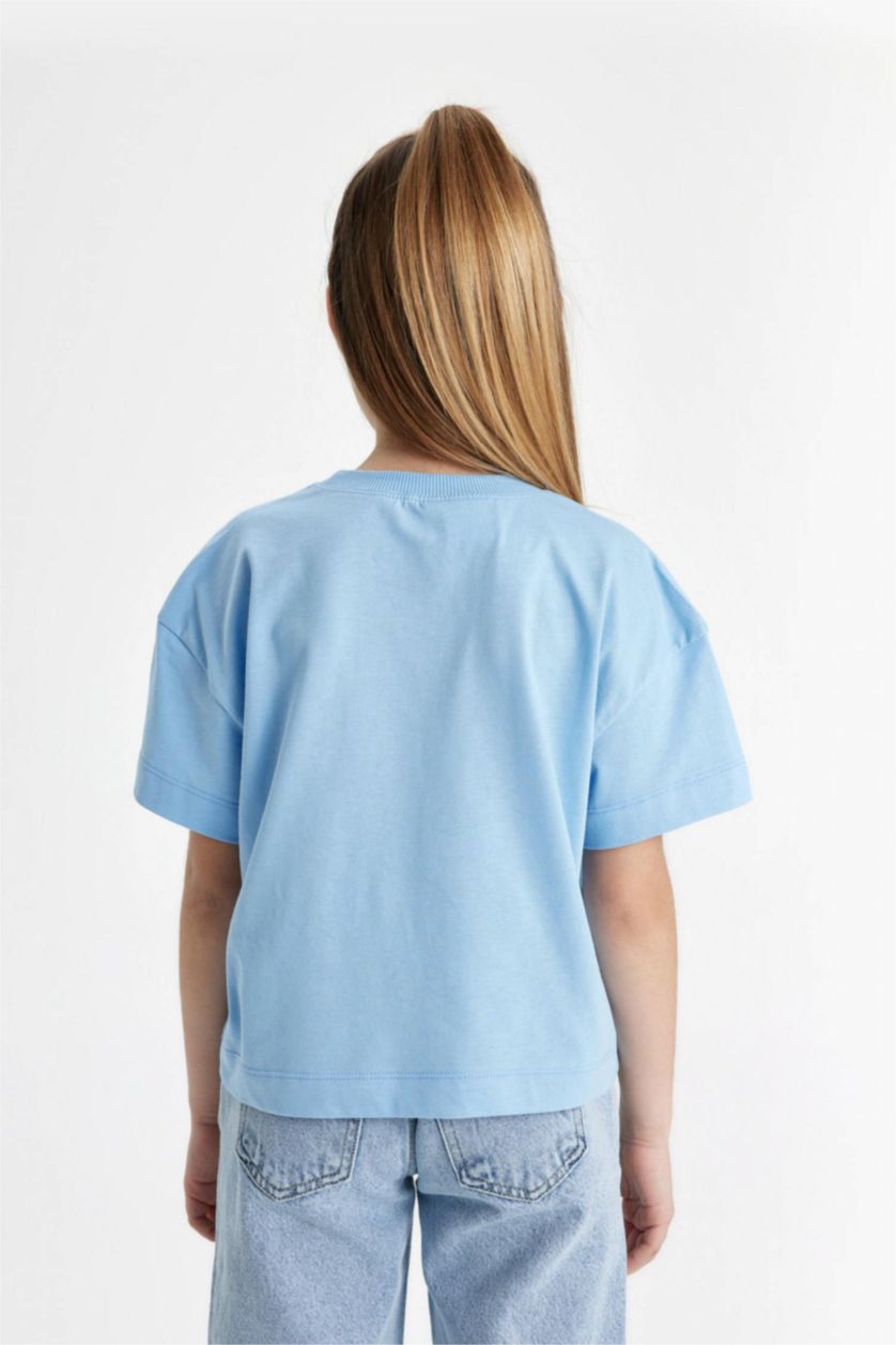 FILLES BLEU Clair T-shirt à manches courtes Spongebob Squarepants Fille