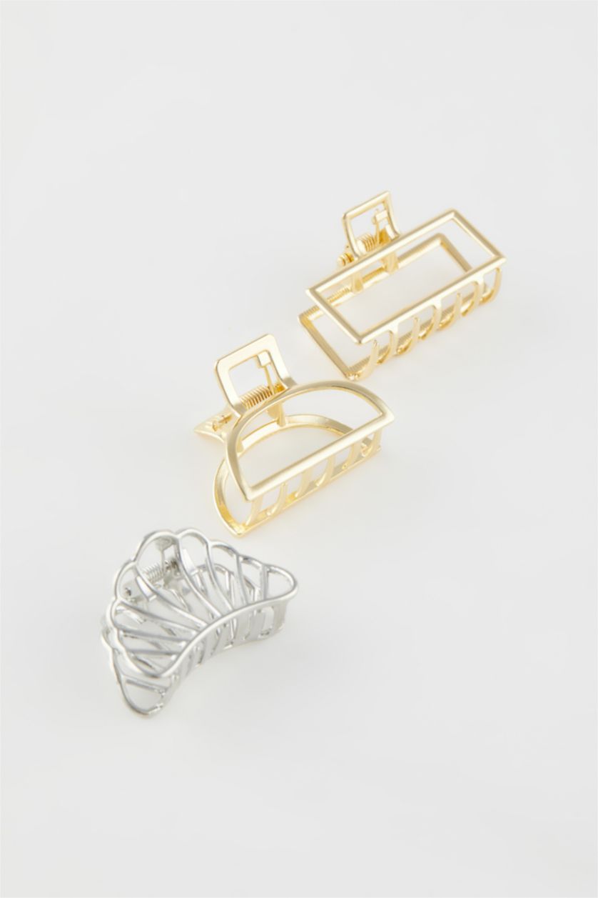 FEMME Karma Barrettes à Cheveux pour Femme - 3 Pièces