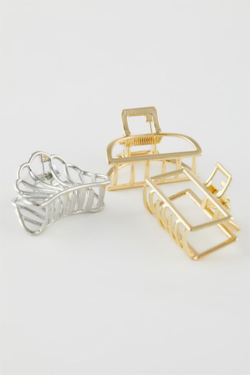 FEMME Karma Barrettes à Cheveux pour Femme - 3 Pièces