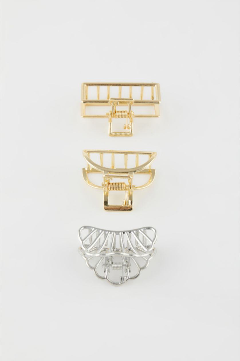 FEMME Karma Barrettes à Cheveux pour Femme - 3 Pièces