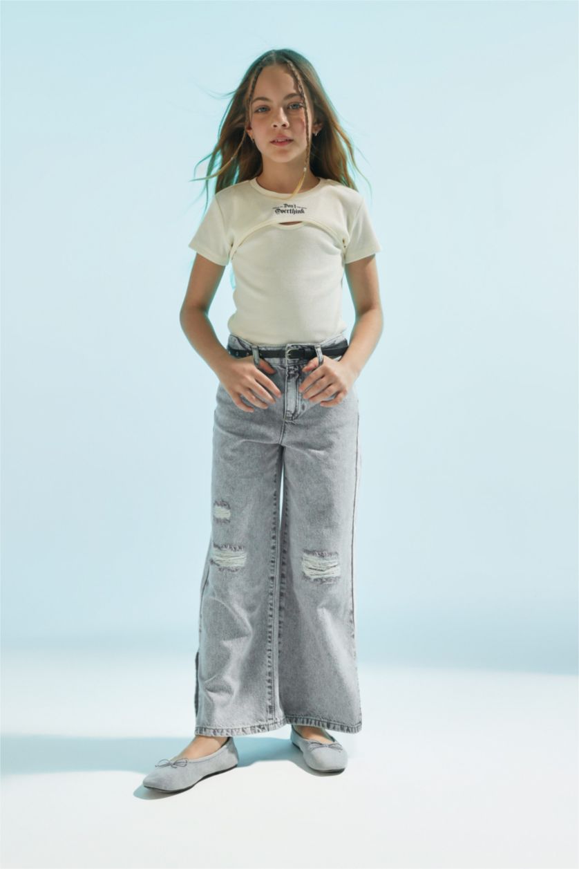 بنات بيج فاتح سيت بناتي فانيلة وبوليرو - قطعتين