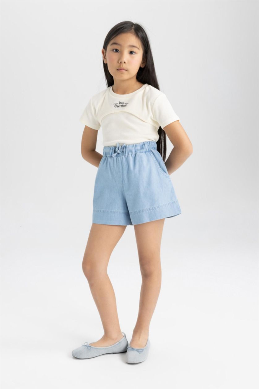 بنات بيج فاتح سيت بناتي فانيلة وبوليرو - قطعتين