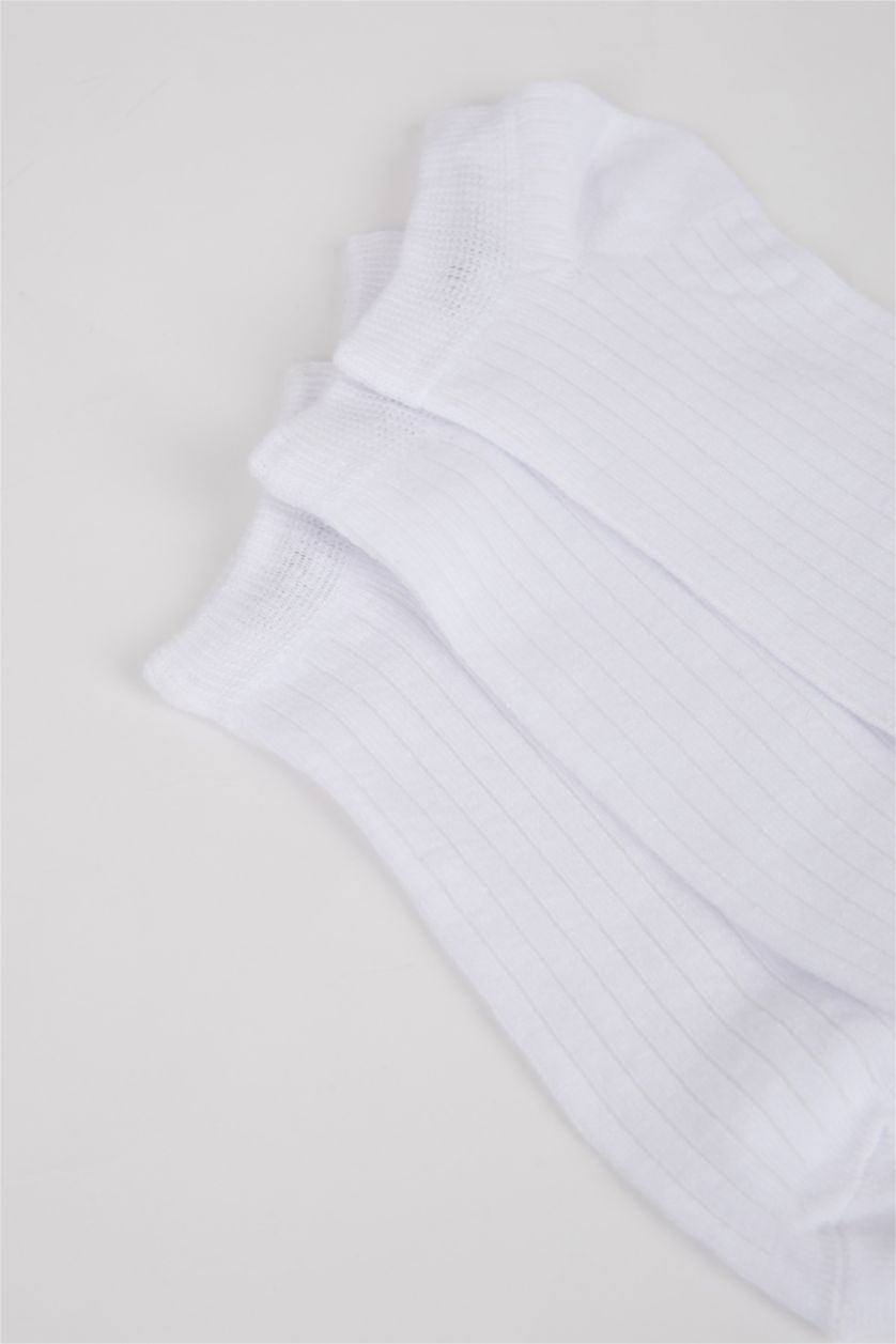 Женщины Белый Носки из хлопка для женщин, 3 пары