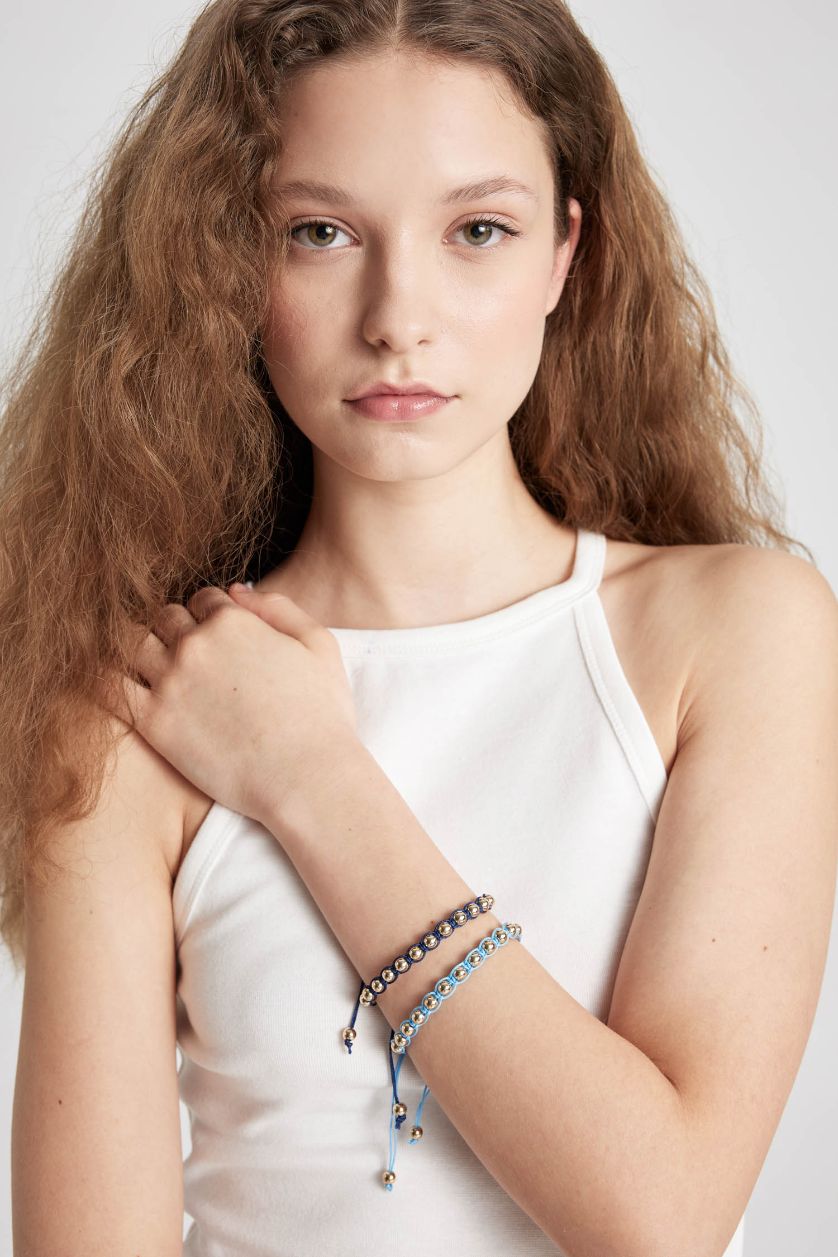 حريمي أزرق اسورة حريمي ازرق - قطعتين