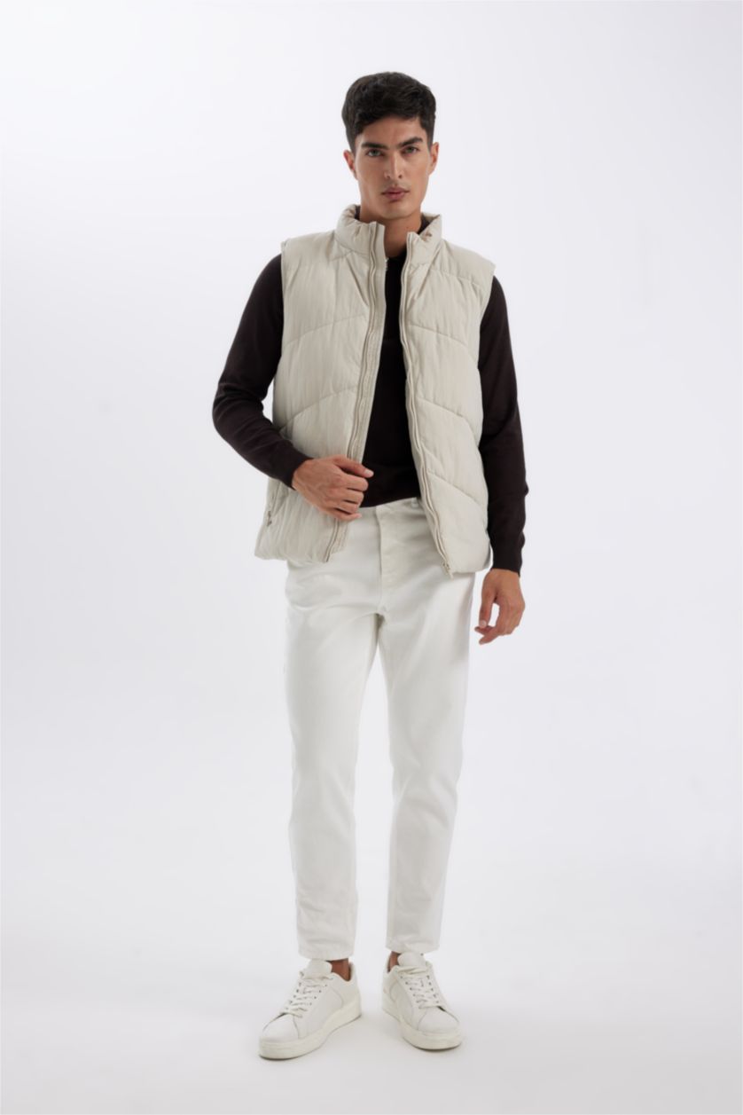 Ерлер Сұр биік жаға Жилет