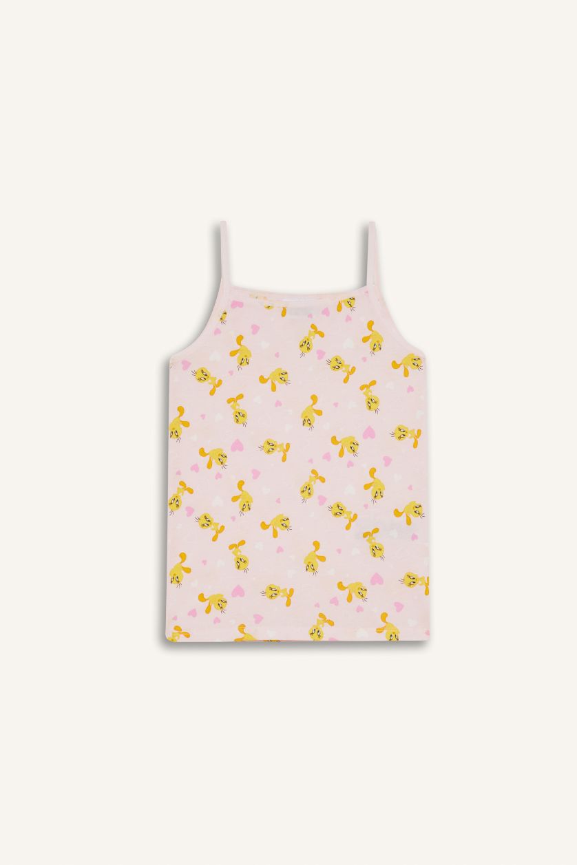 Kız Çocuk - Genç Kız Sarı Looney Tunes 2'li Atlet Kız Çocuk