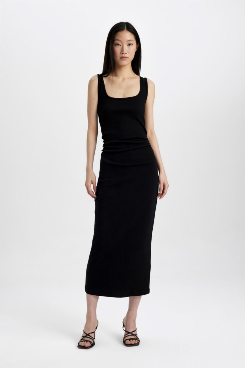 نساء أسود Camisole Maxi Dress