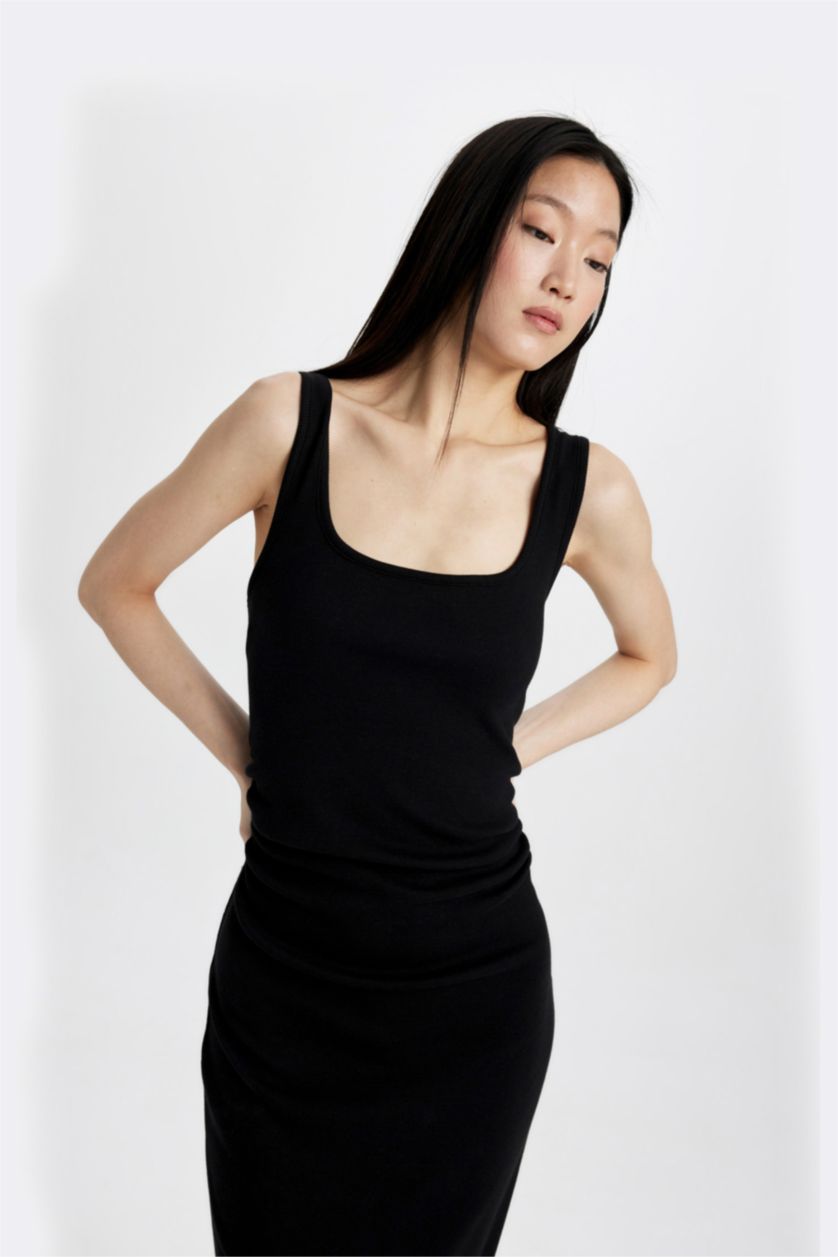 نساء أسود Camisole Maxi Dress