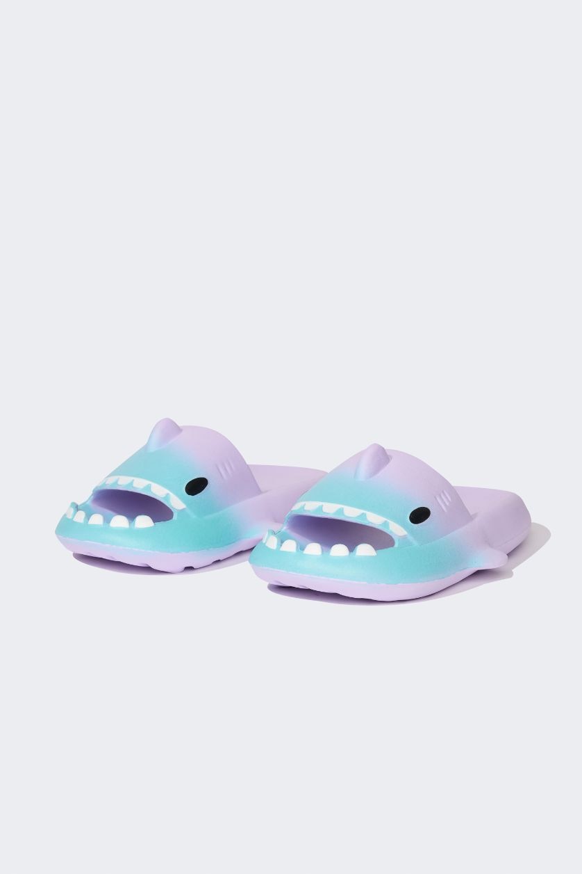 نساء أرجواني شبشب إيفا بكعب مسطح بشريط مفرد