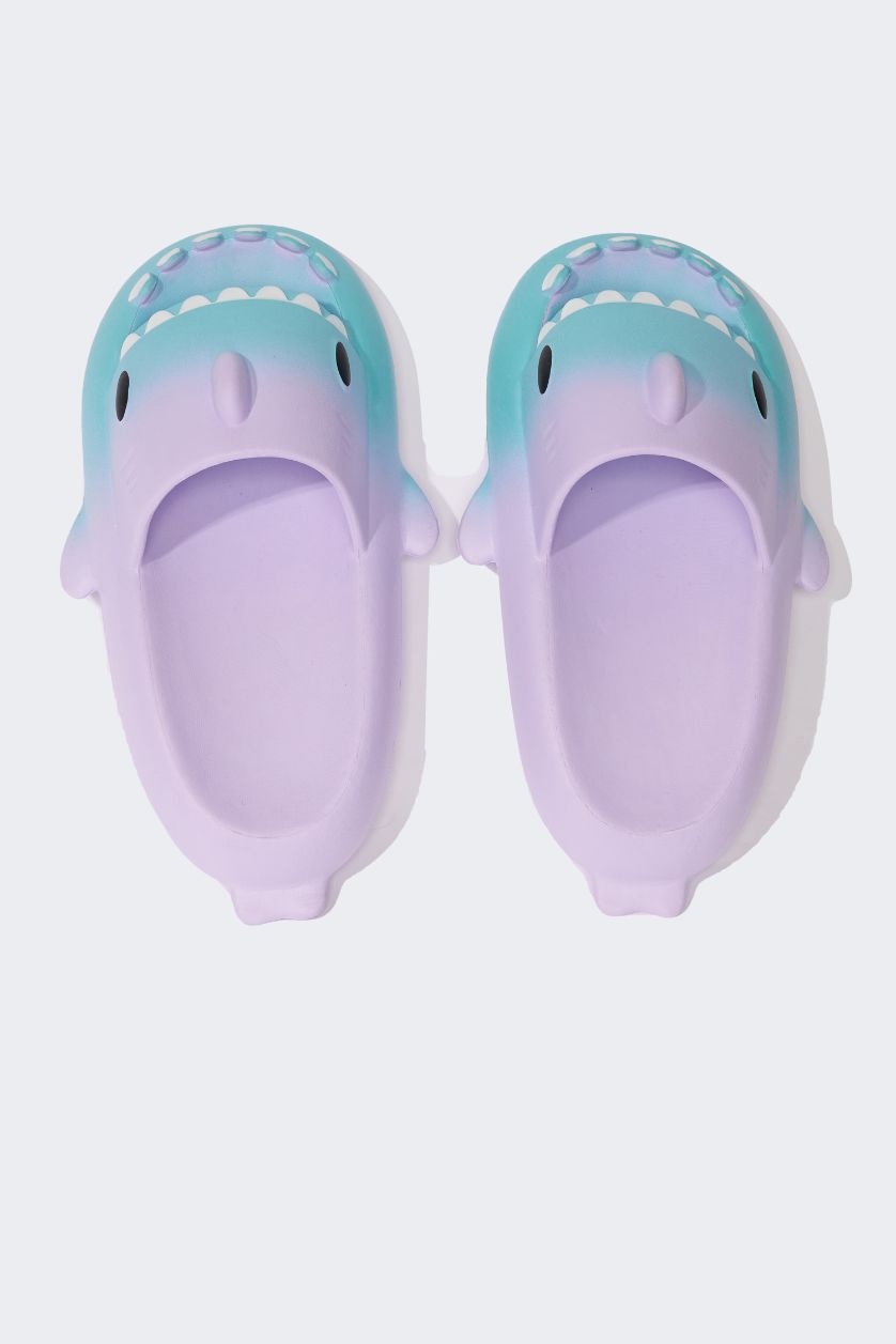 نساء أرجواني شبشب إيفا بكعب مسطح بشريط مفرد