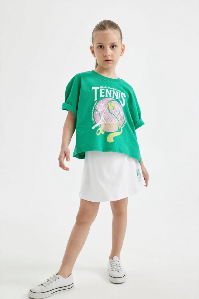 GIRLS & TEENS VIOLET WHITE Girl Knitted Skirt