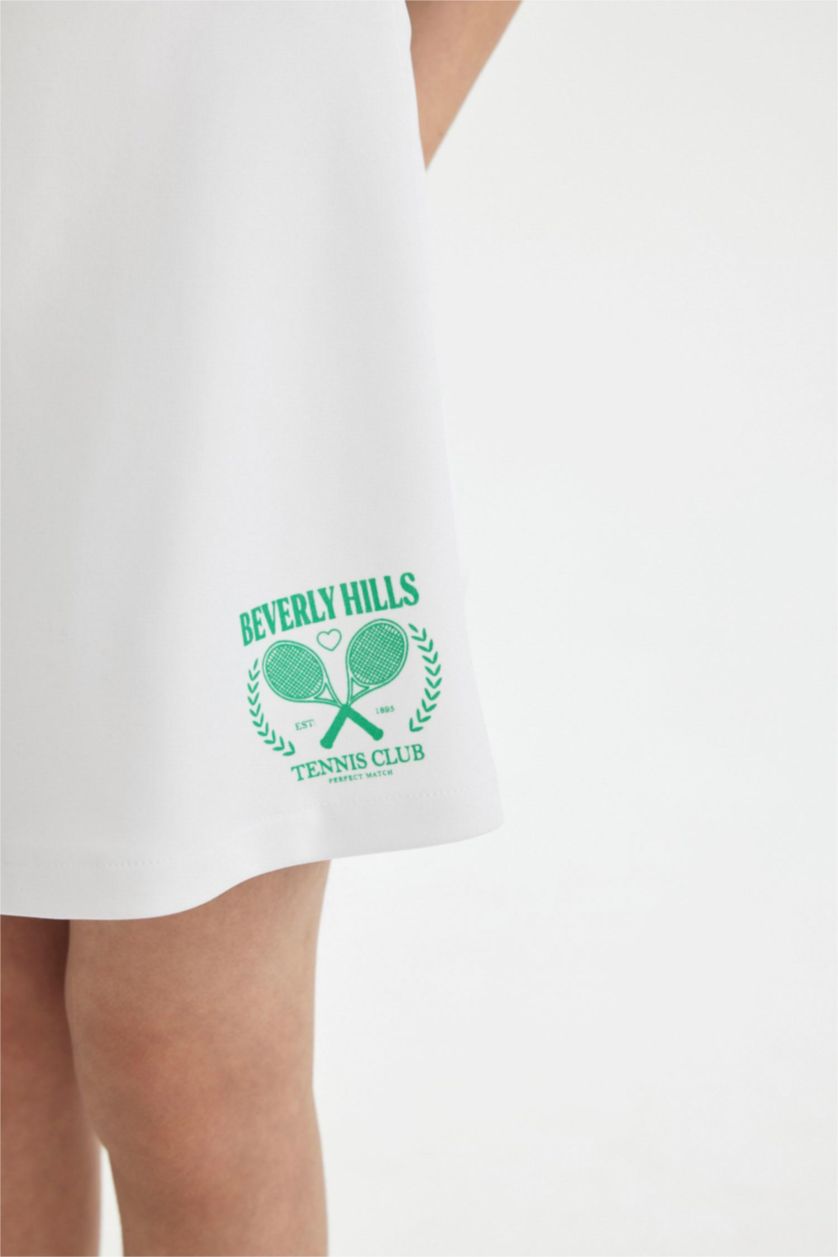 GIRLS & TEENS VIOLET WHITE Girl Knitted Skirt