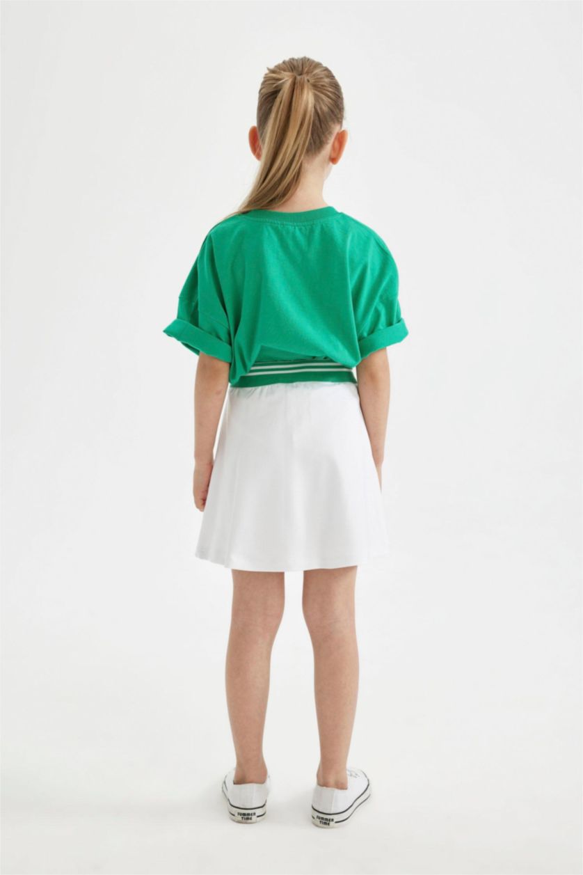 GIRLS & TEENS VIOLET WHITE Girl Knitted Skirt