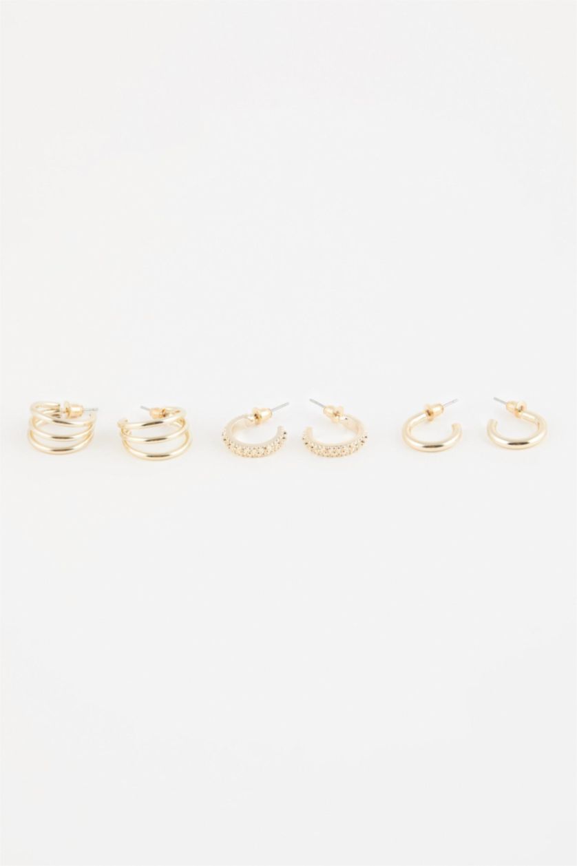 حريمي GOLD حلق حريمي ذهبي - 3 قطع