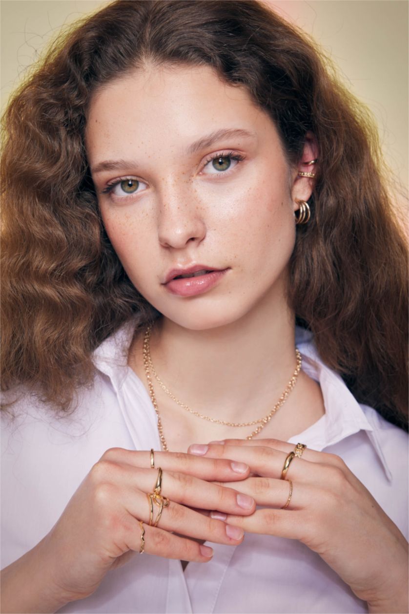 حريمي GOLD حلق حريمي ذهبي - 3 قطع