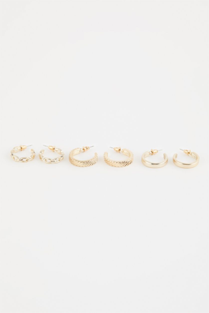 حريمي GOLD حلق حريمي ذهبي - 3 قطع