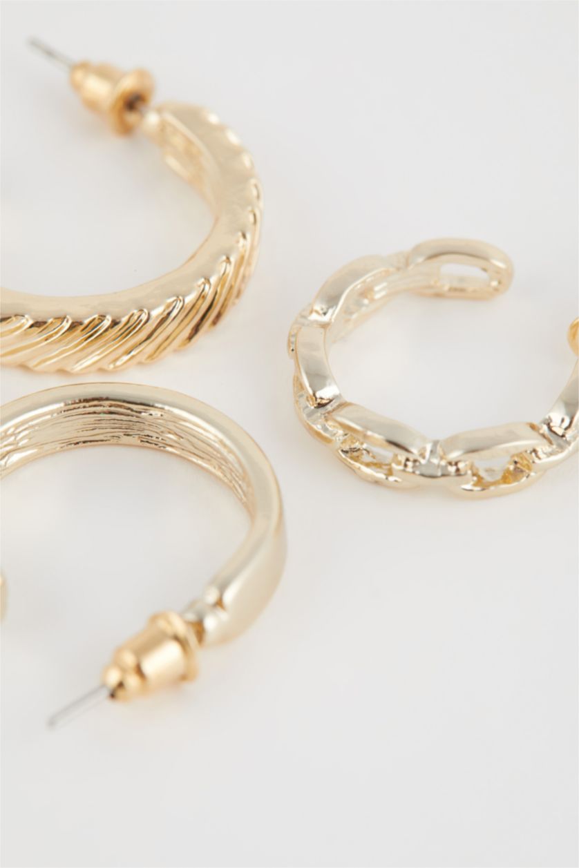 حريمي GOLD حلق حريمي ذهبي - 3 قطع