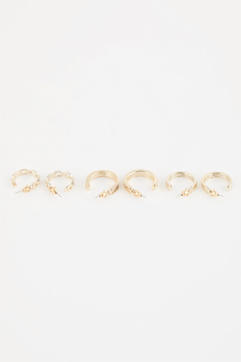 حريمي GOLD حلق حريمي ذهبي - 3 قطع