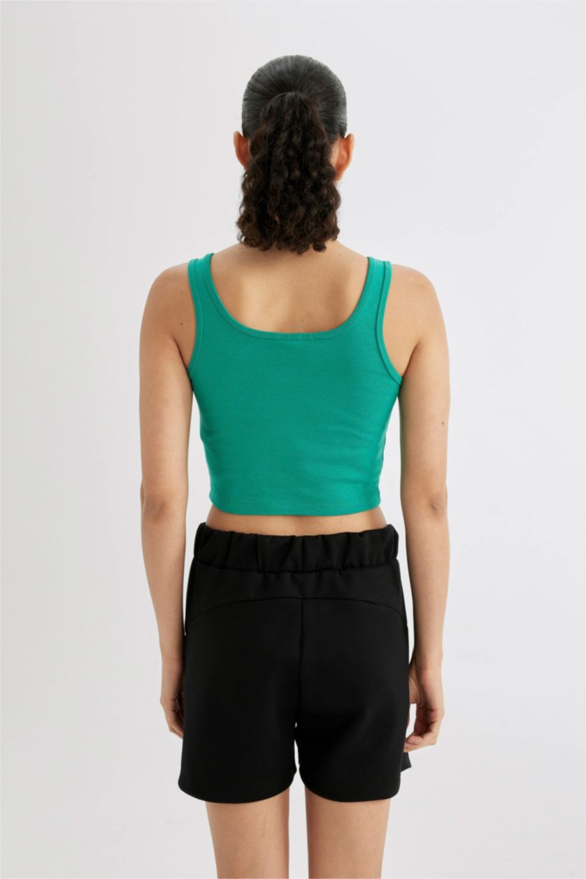 FEMME Vert Débardeur Crop NBA Boston Celtics à Col Rond de DeFacto Fit