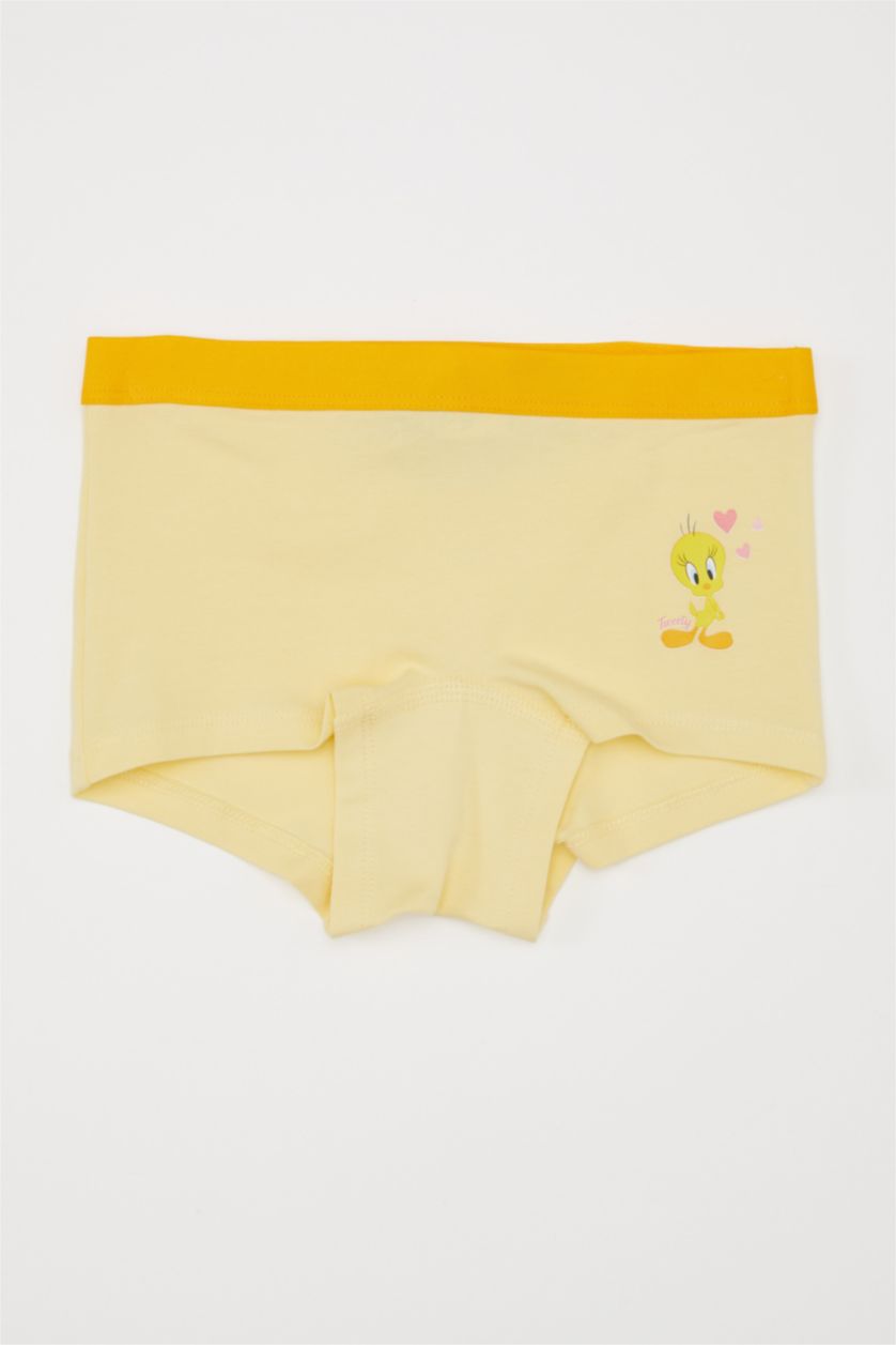 بنات أصفر بوكسر من قطعتين