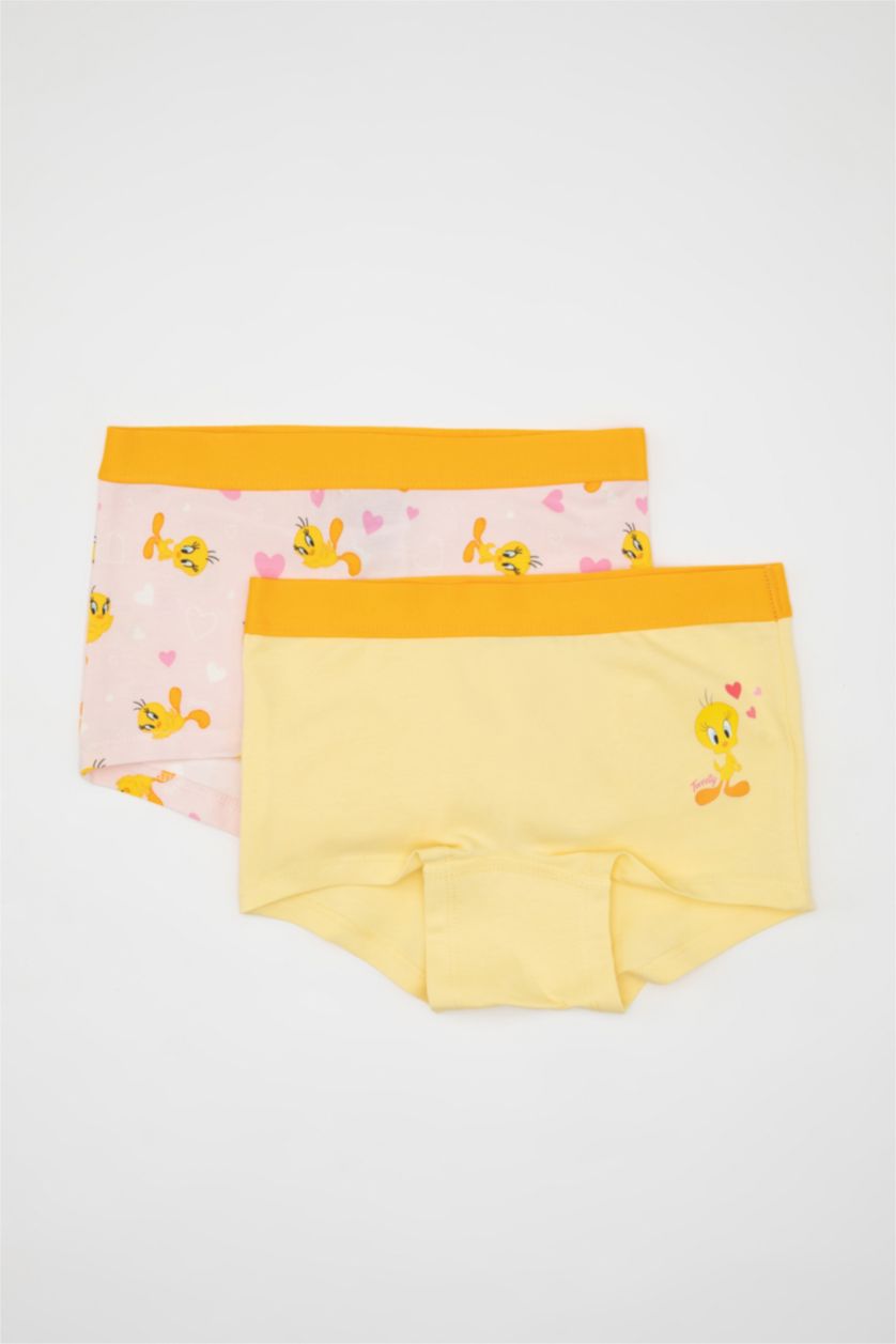 Girls & Teens Yellow Girl 2 piece Looney Tunes Licensed Printed Boxer