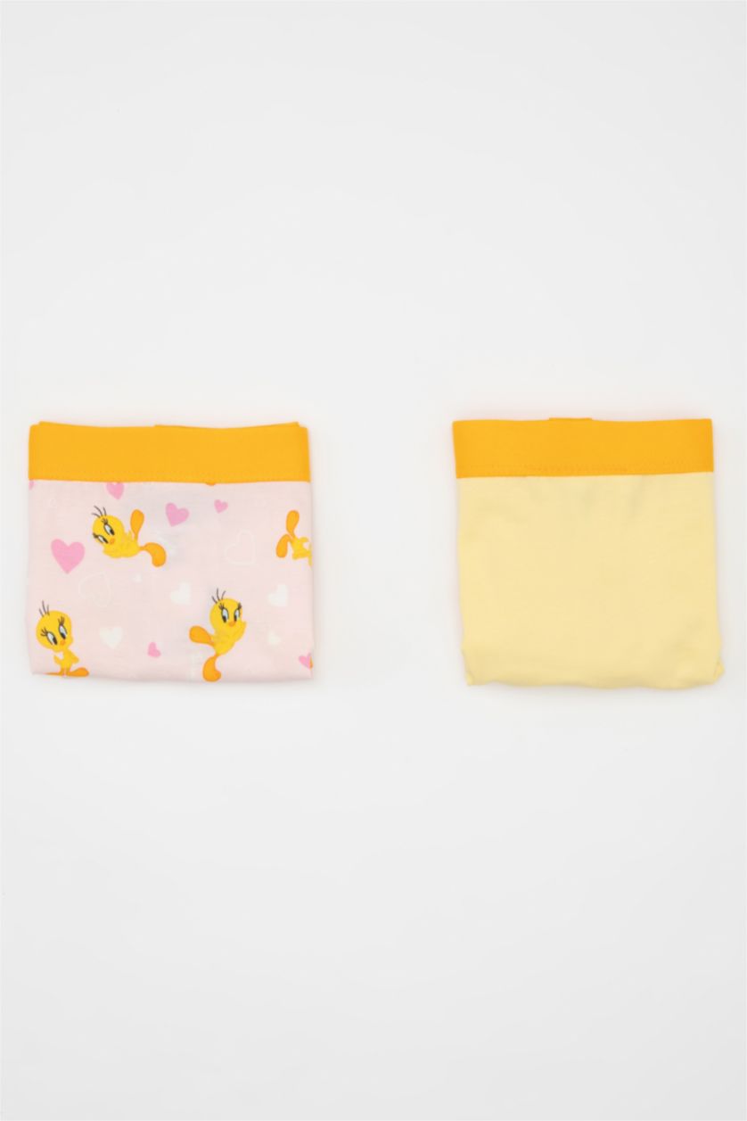 Girls & Teens Yellow Girl 2 piece Looney Tunes Licensed Printed Boxer