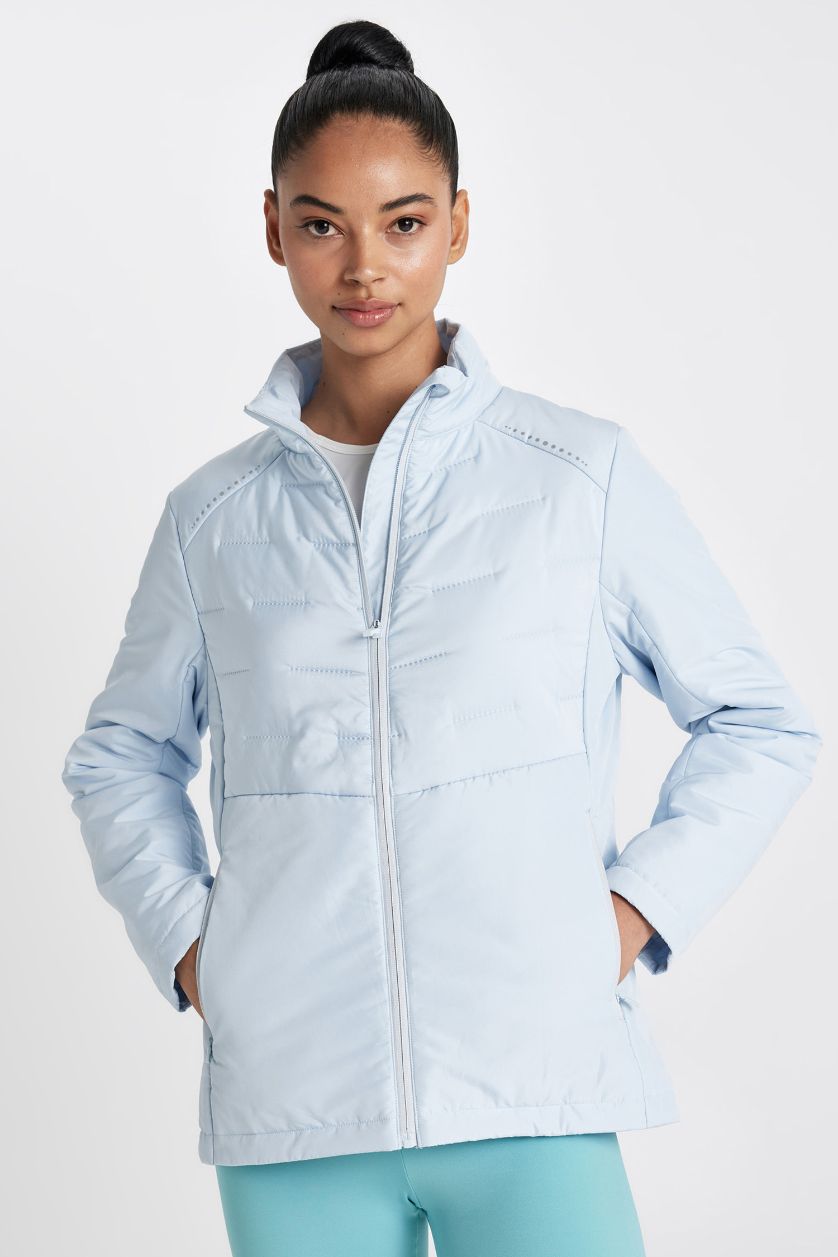 Әйелдерге Ашық Көк Пальто