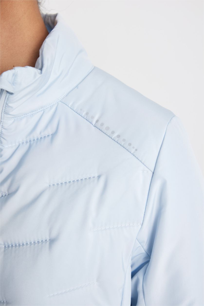 Әйелдерге Ашық Көк Пальто