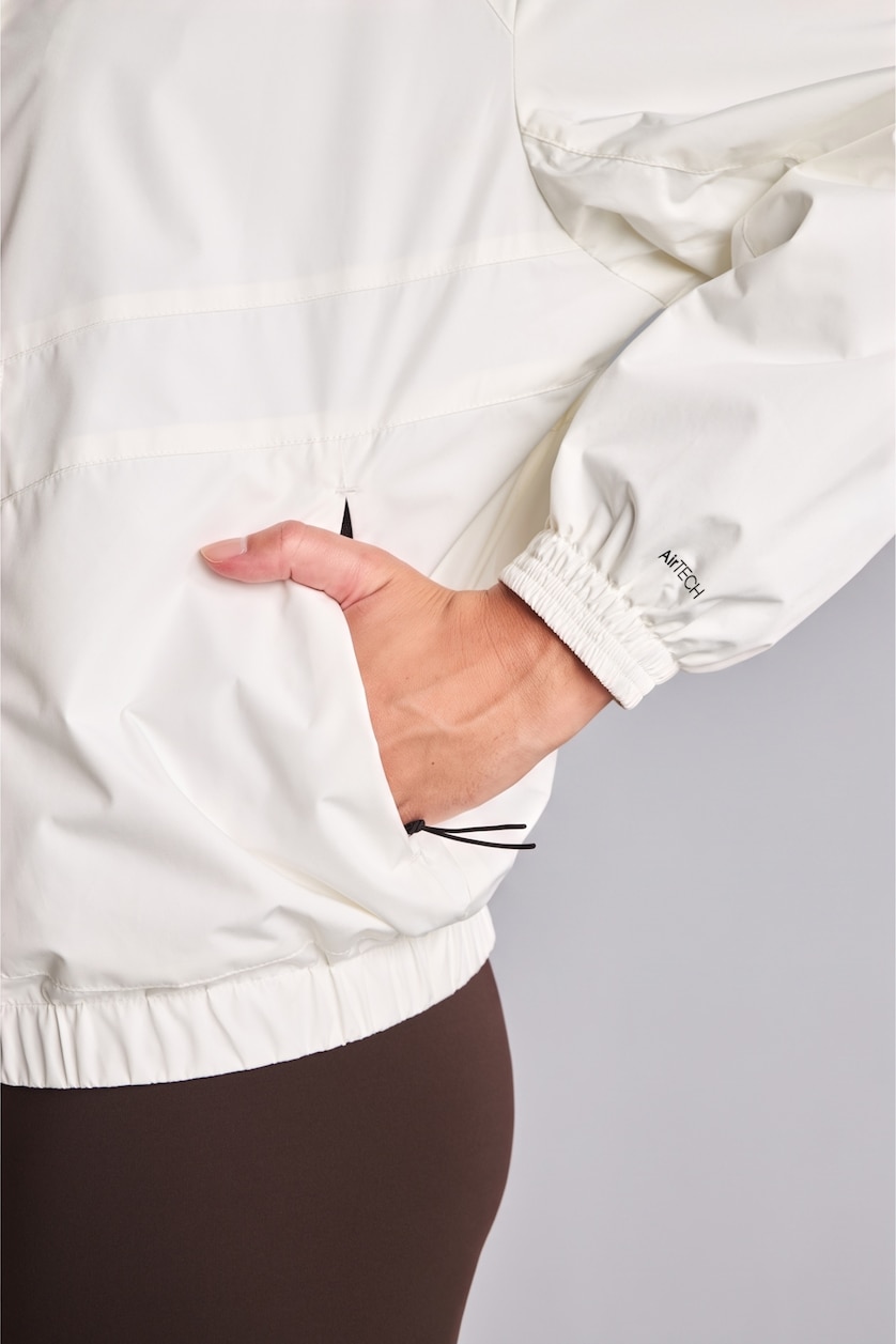 Женщины Белый Дождевик Regular Fit