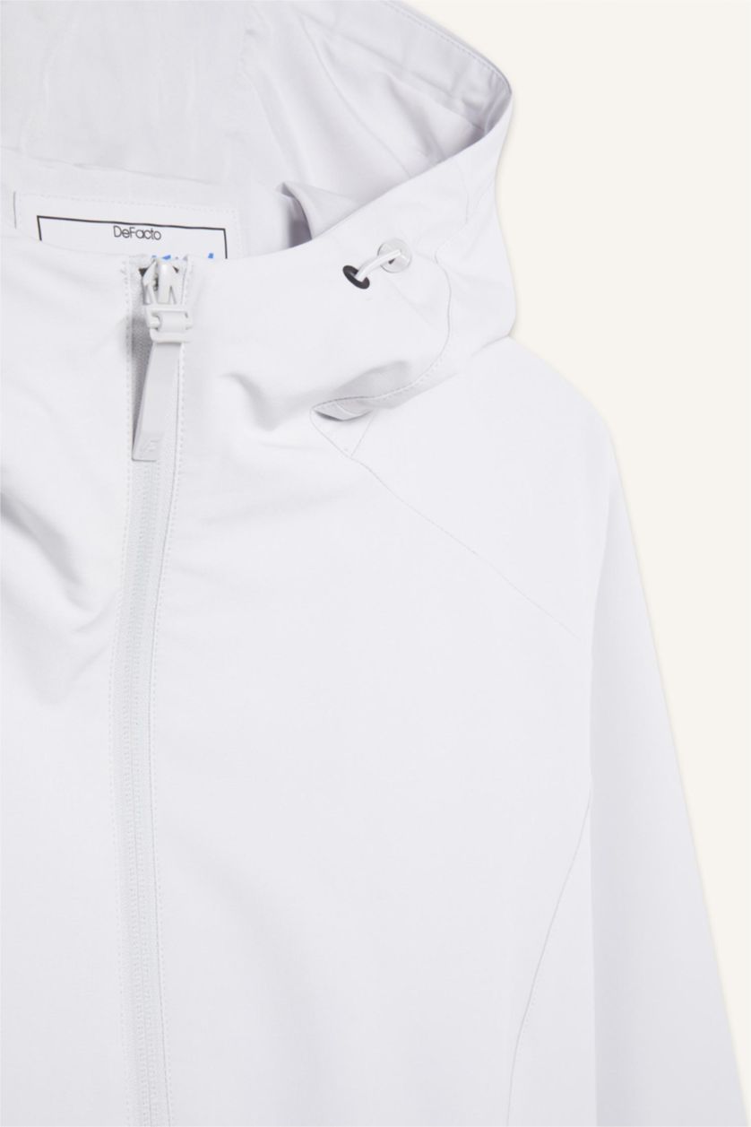 Әйелдерге Сұр бас киімді Жаңбыр жамылғысы