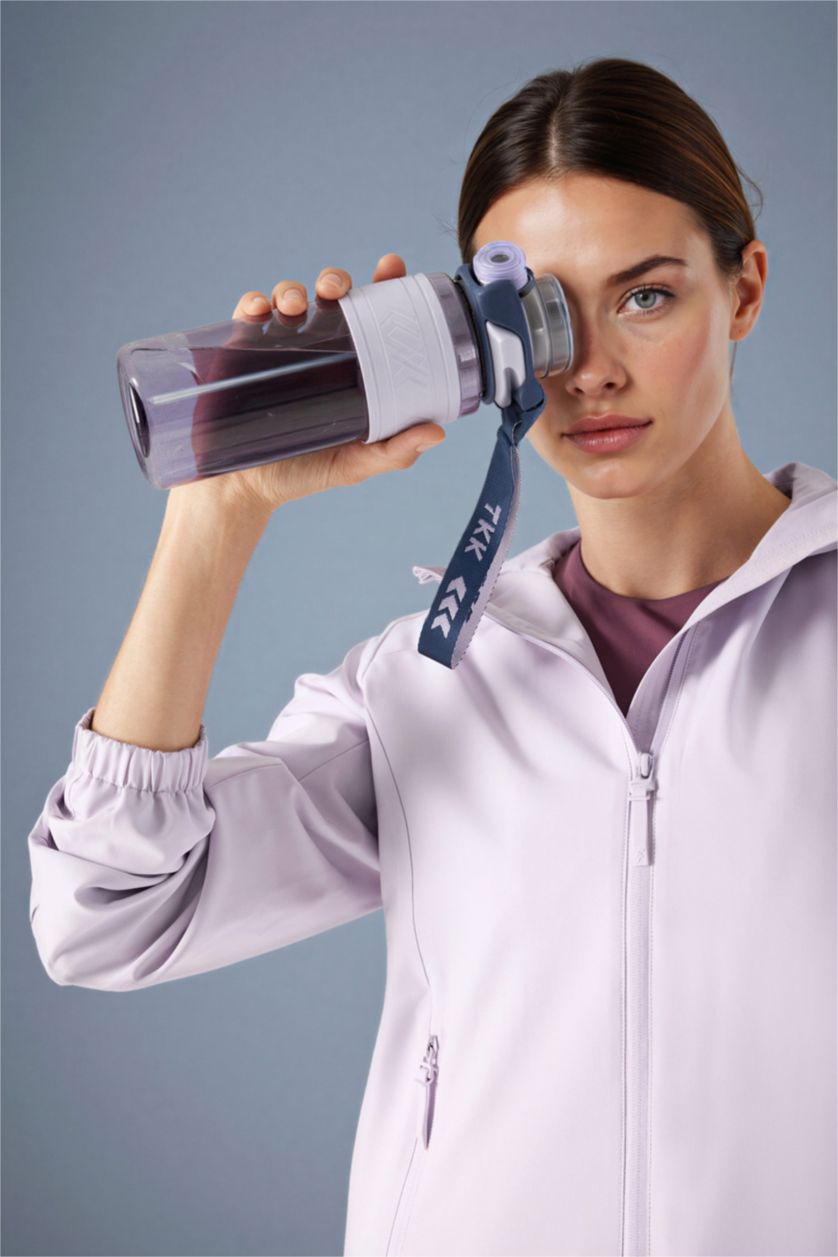 حريمي أرجواني جاكيت مطر بناتي وتر بروف بكابيشون من DeFactoFit