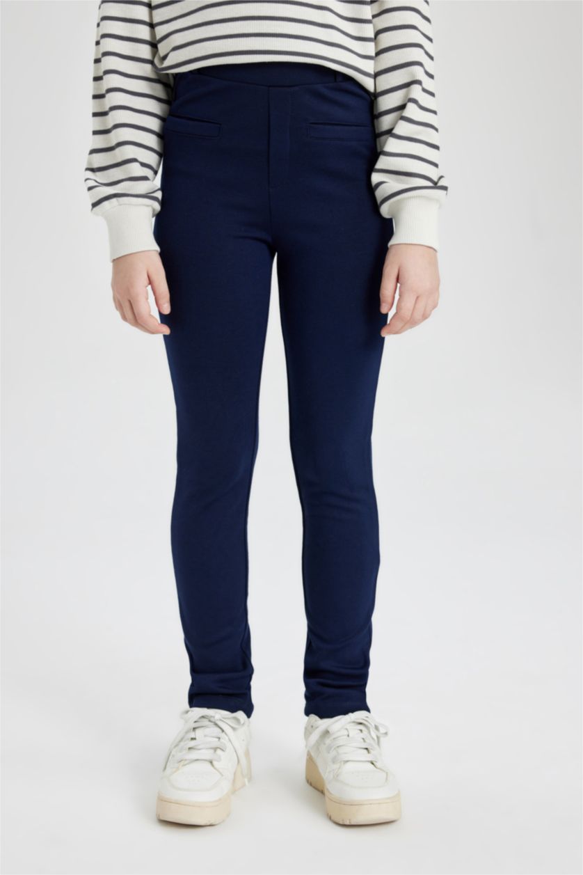 FILLES Marin Legging Long pour Fille