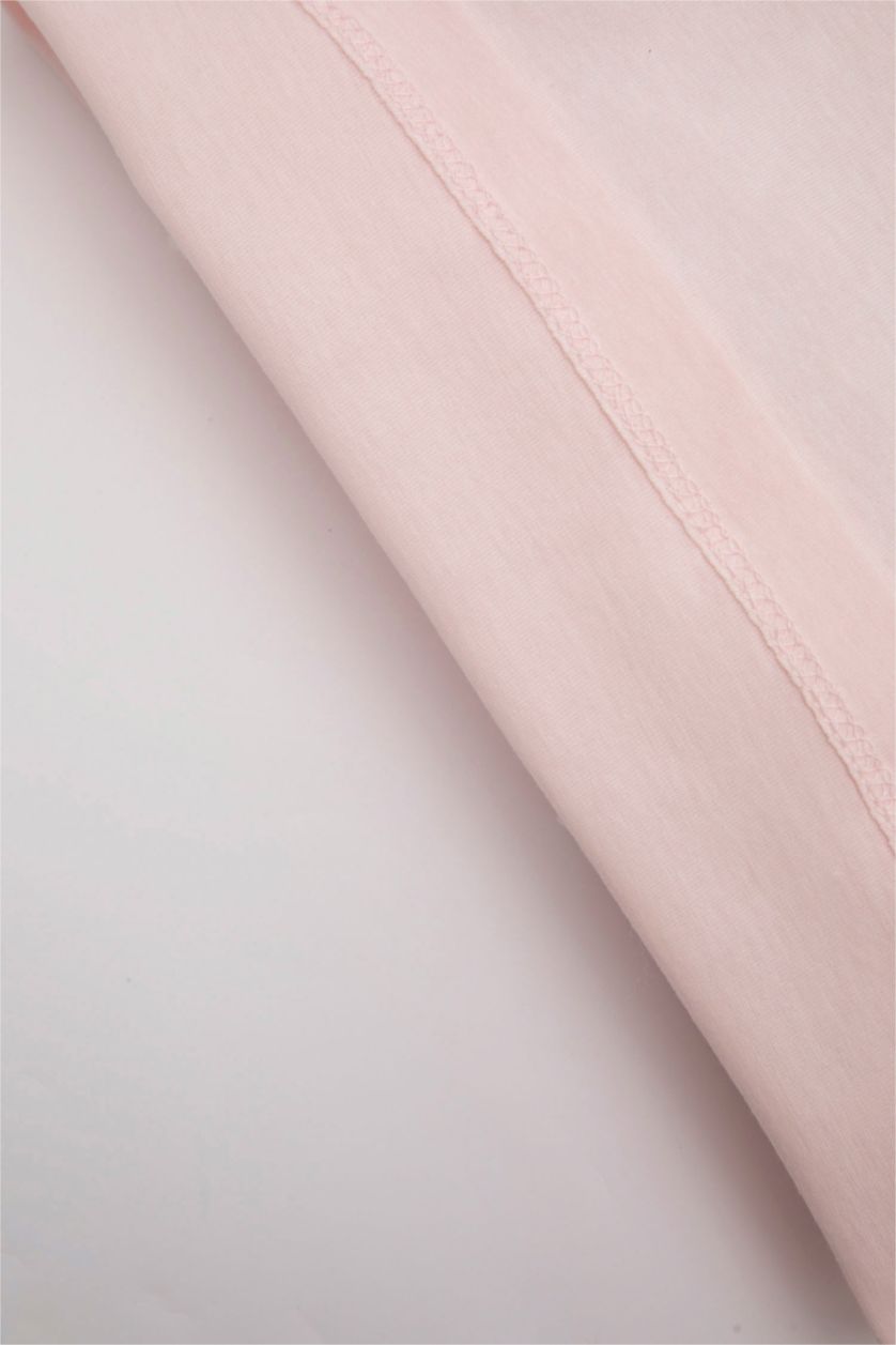 BABY GIRL Pink Baby Girl Short Sleeve Cotton 2 Piece Pajama Set