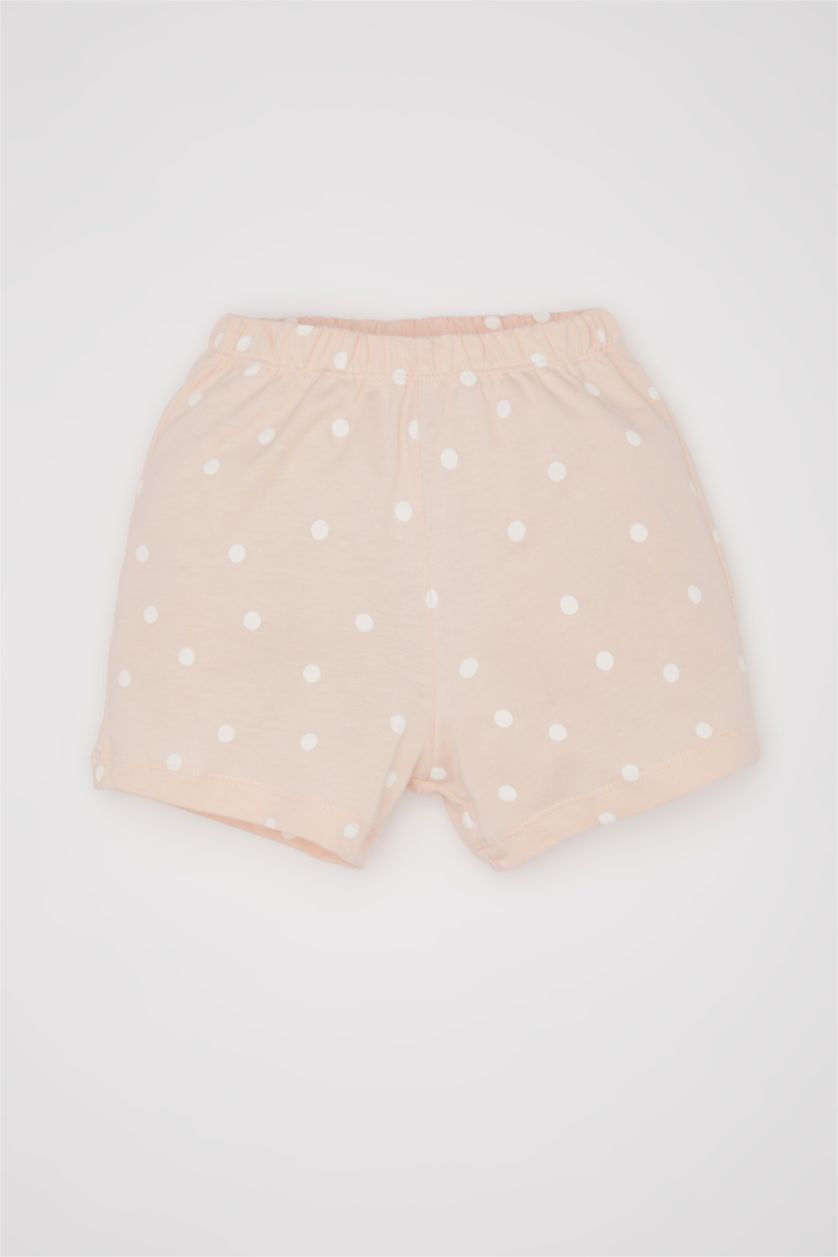 BABY GIRL Pink Baby Girl Polka Dot Cotton 2 Piece Pajama Set