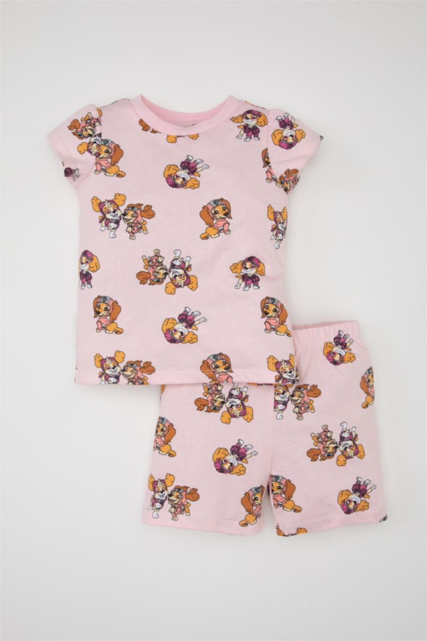 Baby Girl Light Pink Baby Girl Paw Patrol Cotton 2 Piece Pajama Set