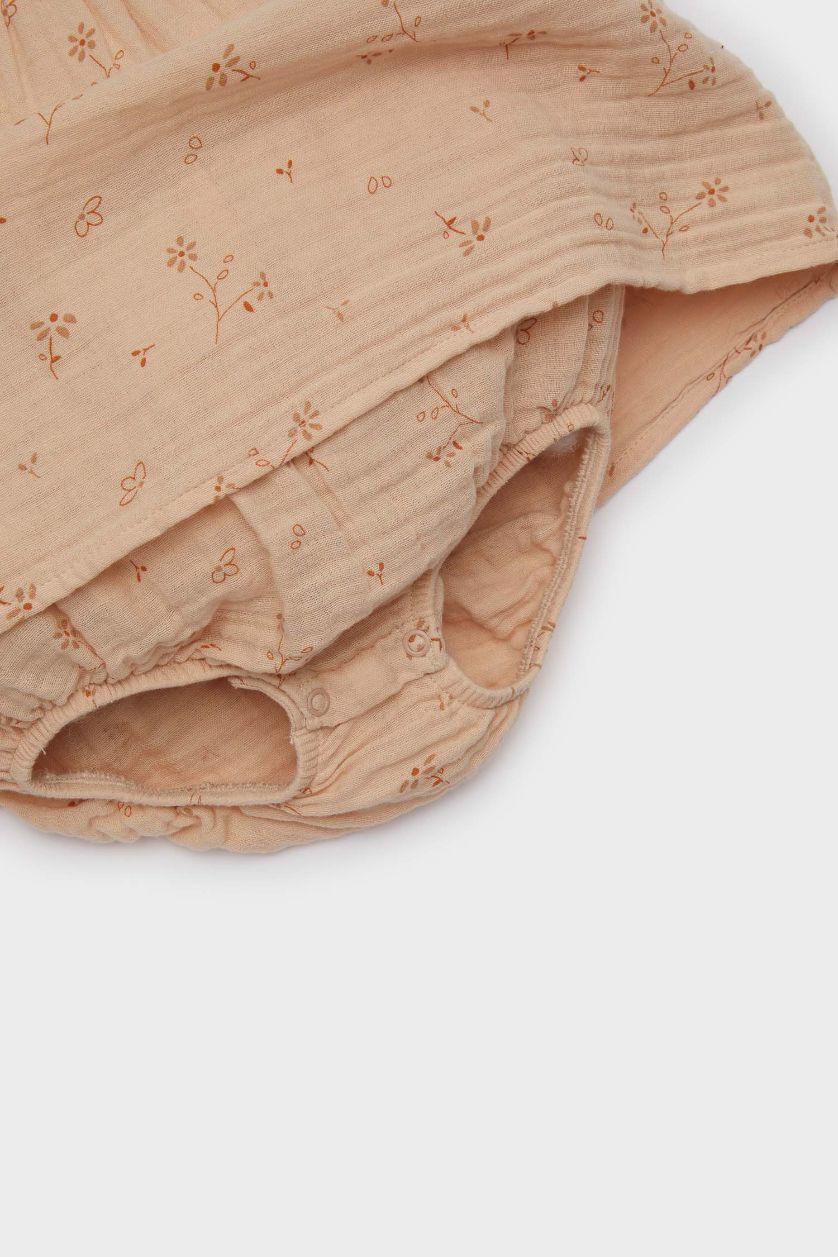BÉBÉ FILLE Beige Combinaison fleurie pour bébé fille