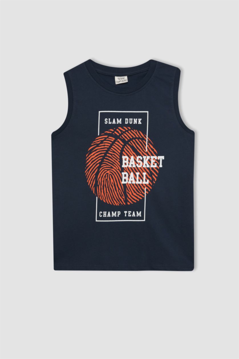 GARÇONS Gris Clair Débardeur Coupe Régulière Col Ras Du Cou pour Garçon