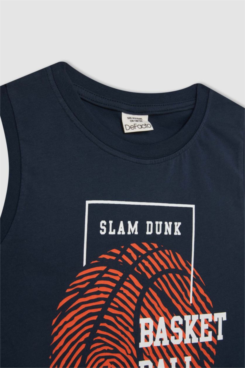 GARÇONS Gris Clair Débardeur Coupe Régulière Col Ras Du Cou pour Garçon