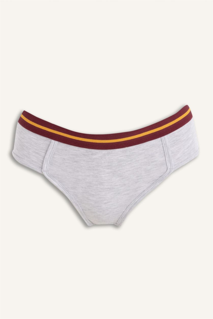 Woman Grey Melange Fall in Love Slip Panties