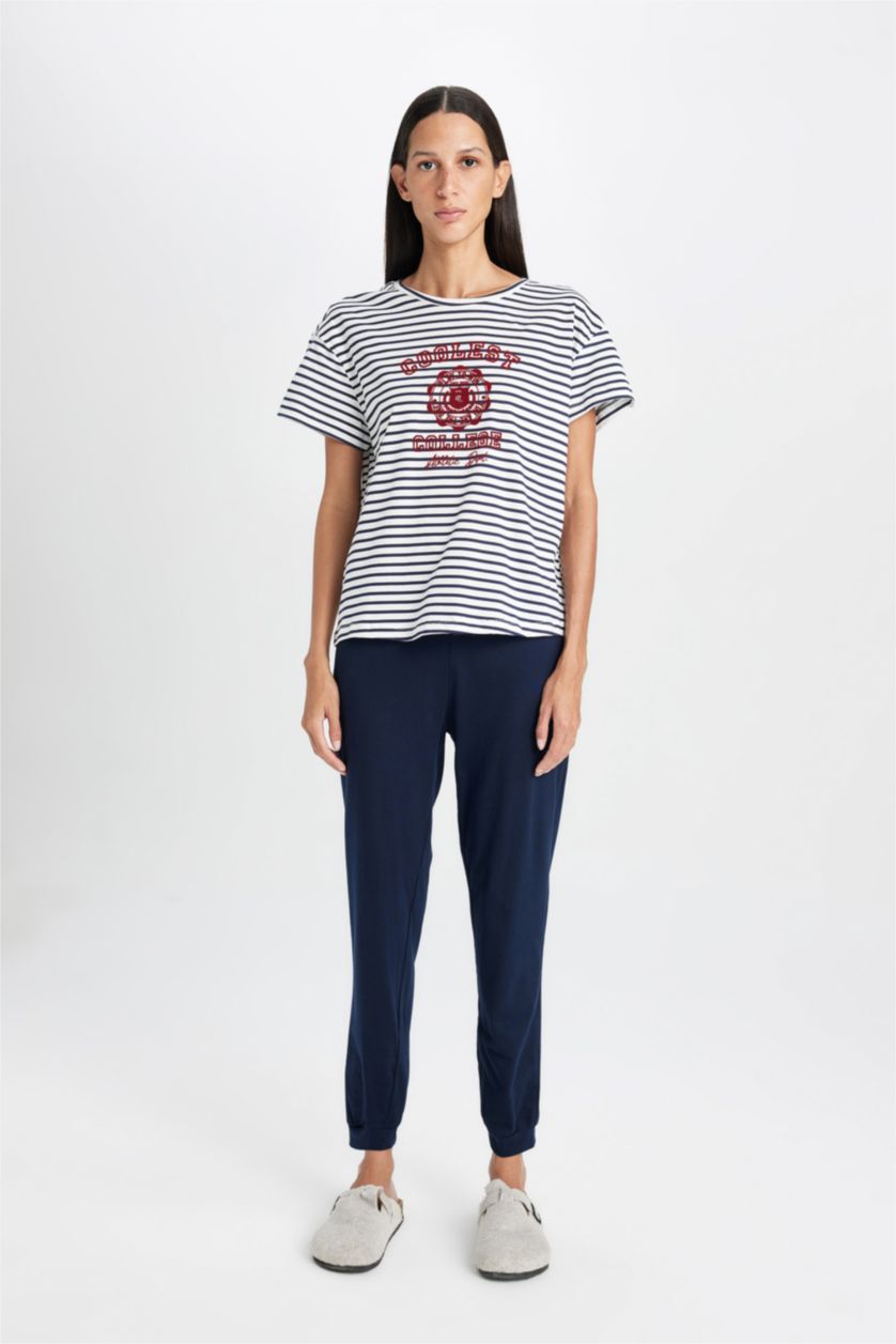 FEMME Marin Ensemble Pyjama imprimé