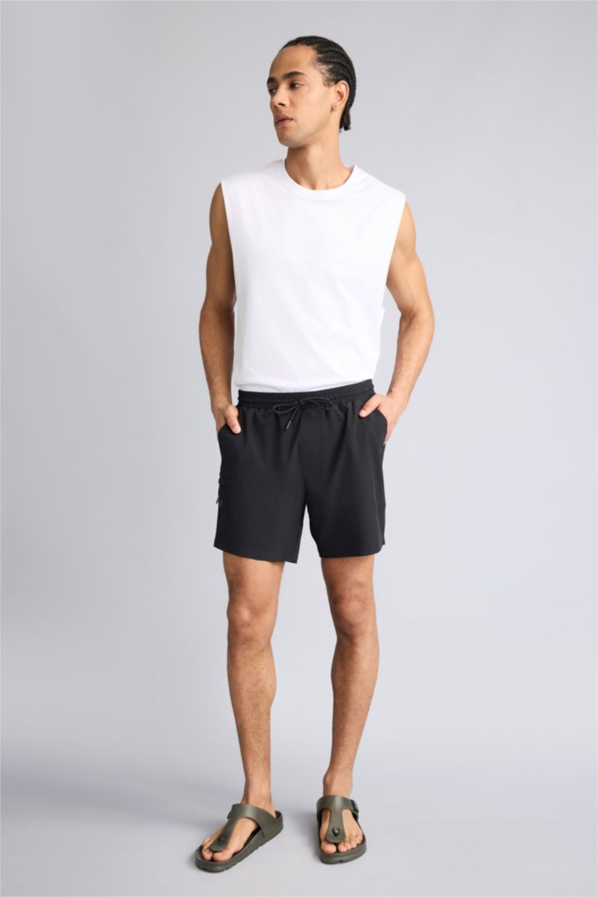 HOMME Noir Short de bain court de DeFactoFit