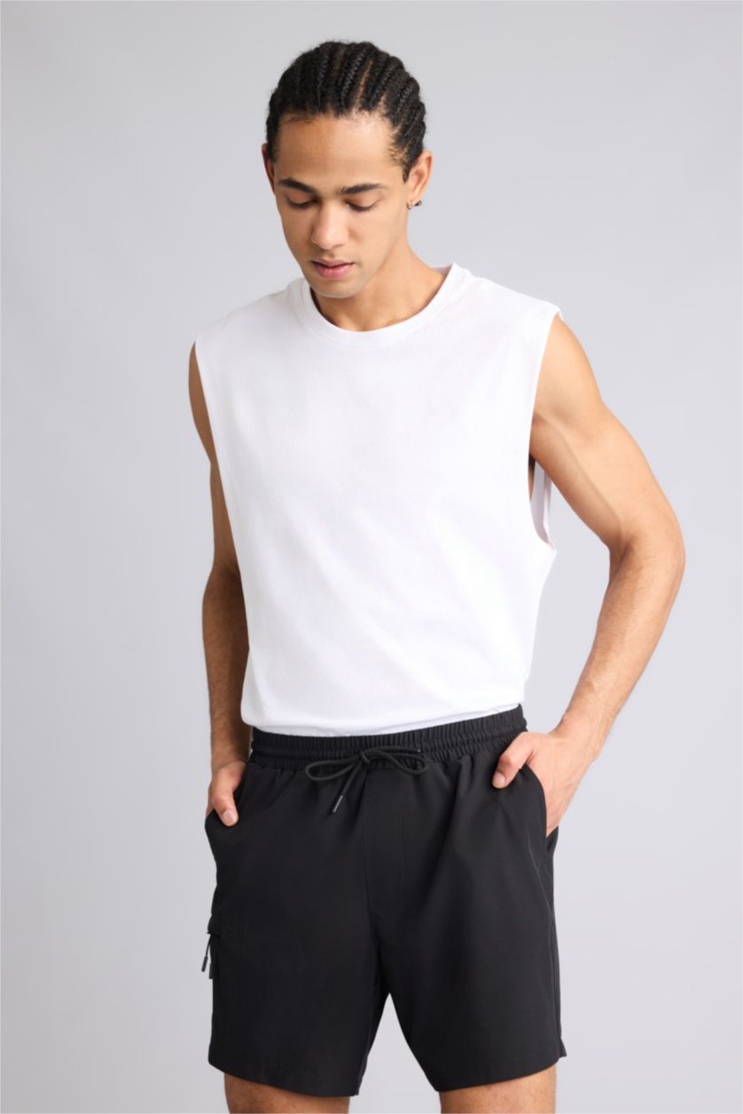 HOMME Noir Short de bain court de DeFactoFit