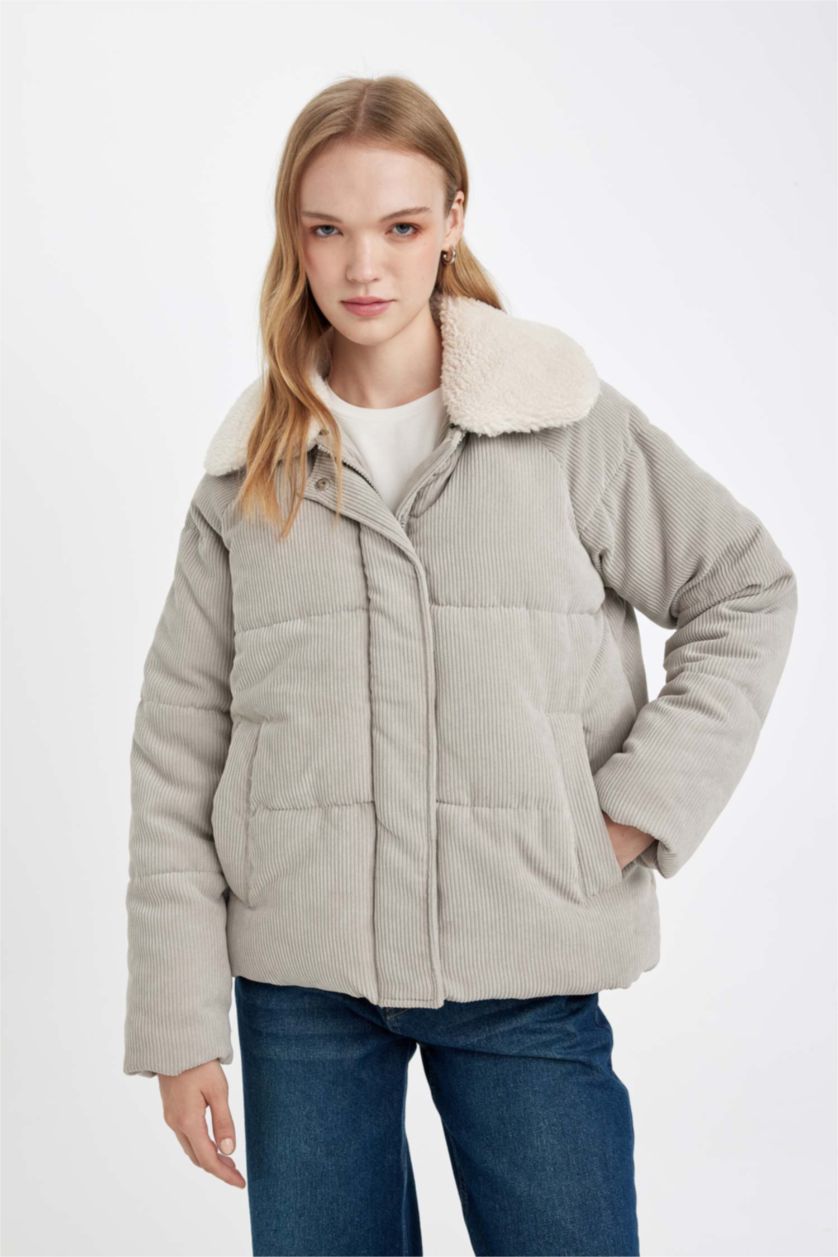 Women Mint Puffer Jacket