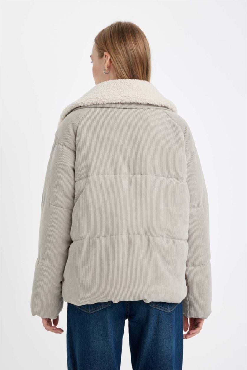 Women Mint Puffer Jacket