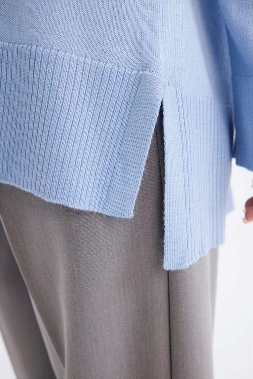 WOMAN Blue Regular Fit Tunic