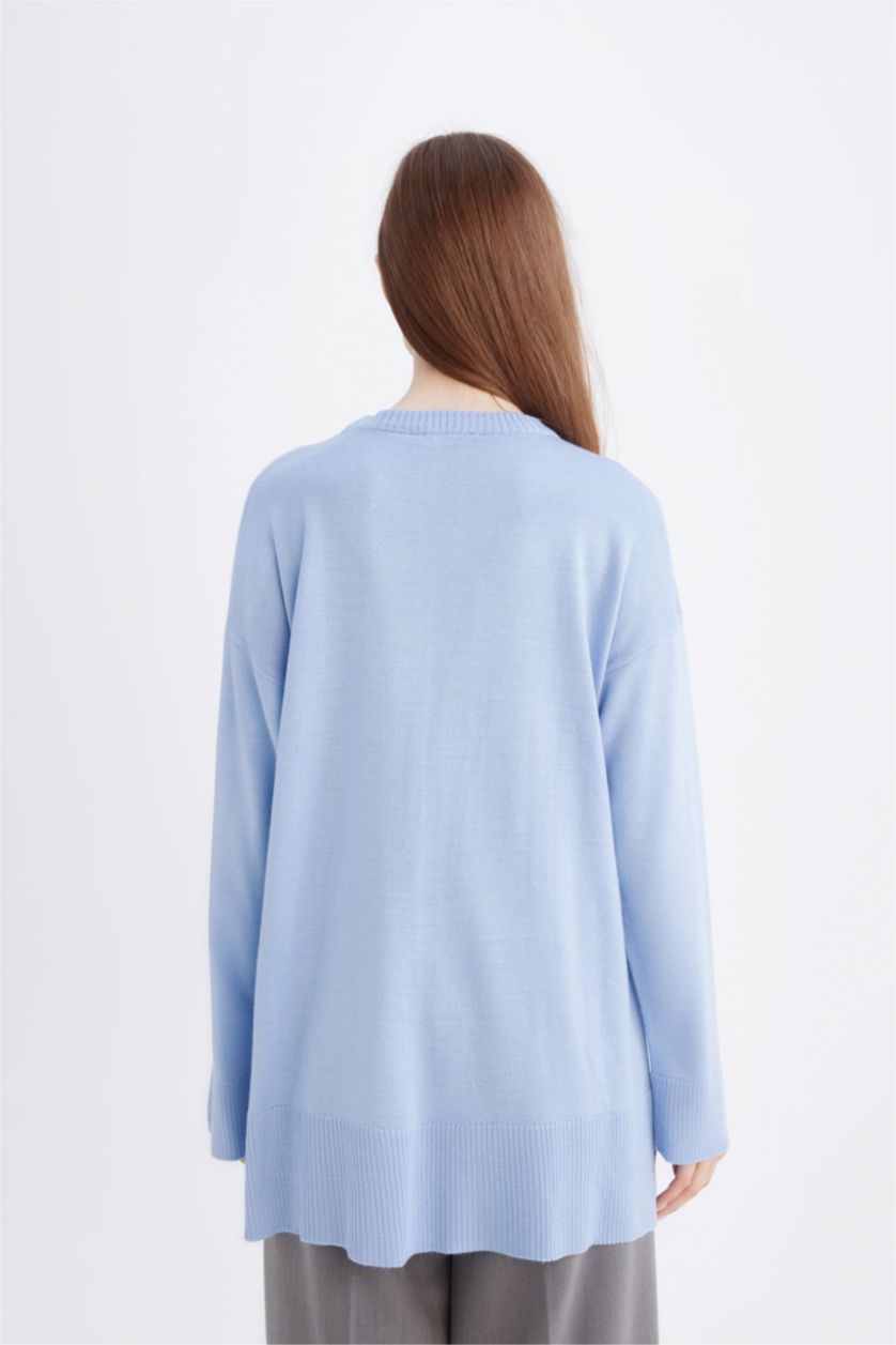 WOMAN Blue Regular Fit Tunic